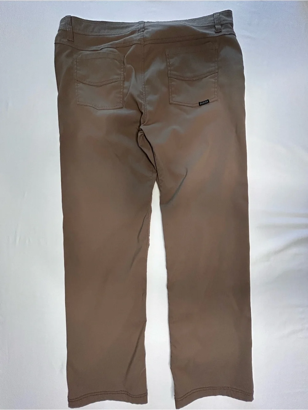 prAna Pants Mens 38x32 Slim Fit Brown Stretch Outdoor Casual